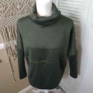 The North Face green slacker poncho size xs/small